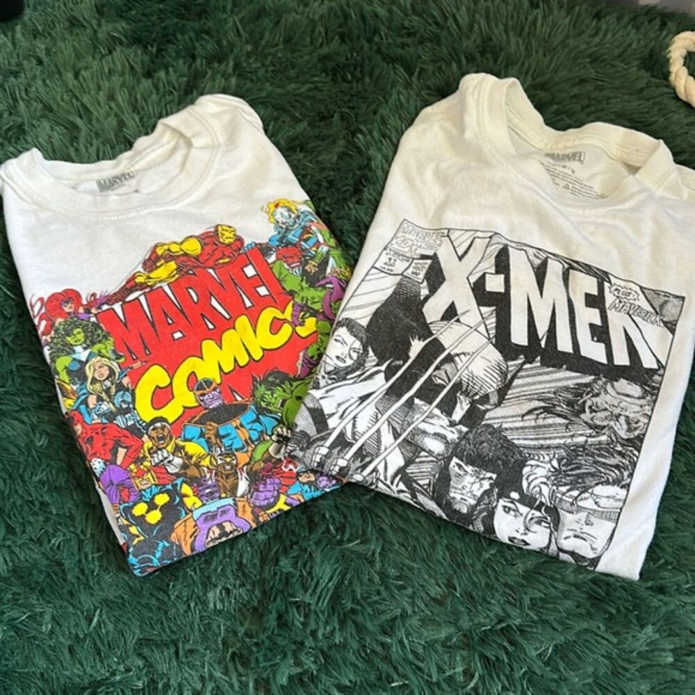 Mens Marvel X Men Shirt Bundle size Medium 2 Shirts Included